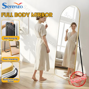 SERENZO HD Mirror Tempered Mirror Full Body Mirror With Stand Long Mirror Floor Mirror Wall Mounting Mirror