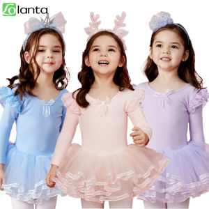 ชุดเดรสบัลเล่ต์สำหรับเด็กผู้หญิง 3-12ปี ชุดฝึกหน้าร้อนนักเรียนกระบำ ถูกสร้างขึ้นในโลกลับ สำหรับเต้นนางระบำ