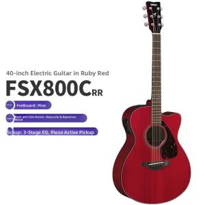 Yamaha FG800 Acoustic Electric Guitar 41/40 Inch for Beginners Men Women Folk Style Rosewood Fingerboard Spruce Top Guitar