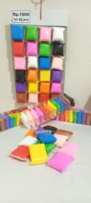 Mainan Clay Isi 24 Pcs Serba Seribuan