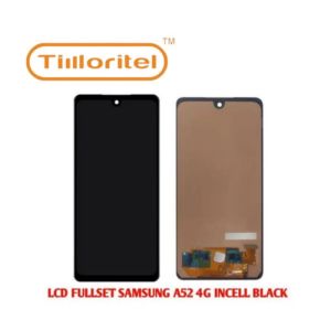 LCD TS SAMSUNG A52 4G / SAMSUNG A525 INCELL SMALL BLACK BERKUALITAS DAN BERGARANSI