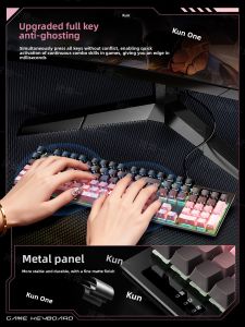 KUNYI | Side-Carved Mechanical Keyboard and Mouse Set