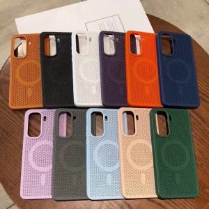 3D Honeycomb Magnetic Case For VIVO IQOO 15 13 12 Neo 11 10 Pro Z10 Z11 Turbo Wireless Cooling Heat Dissipation Shockproof Cover