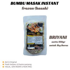 BUMBU BRIYANI BASAH 150gr Bumbu Instant Nasi Biryani Bumbu Basah Nasi Briani Bumbu Nasi Briyani