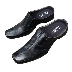 SEPATU SANDAL BUSTONG FORMAL PRIA ( GARANSI KULIT SAPI 100% ) MODEL B6029 MARUN ( PREMIUM HIGH QUALITY )