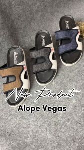 ALOPE - Sandal Pria VEGAS Casual  Sendal Slop Dewasa Selop Cowok Kekinian Distro Terbaru