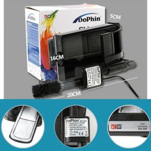 [E-Quarium] Dophin External Hanging Aquarium Waterfall Filter Easy Setup