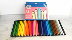 Triangle Crayon Drawing Colouring Painting Paper 3M Long Roll Kids Stationery