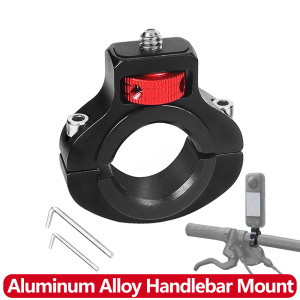 Aluminum Alloy Bicycle Handlebar Mount Motorcycle Holder for GoPro Hero 13 12 11 10 Insta360 SJCAM AKASO DJI Osmo Action Cameras