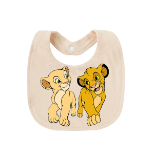Disney | Newborn Baby Bib Pure Cotton Bib Design Soft and Highly Absorbent Cute Feeding Bib Baby Handkerchief Baby Saliva Towel