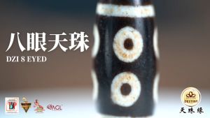 八眼天珠 8 EYED DZI 机遇之珠 西藏老天珠 ANTIQUE DZI HARMONY AUSPICIOUS DZI 手链/项链 Bracelet/Necklace DZI DESTINY 天珠缘