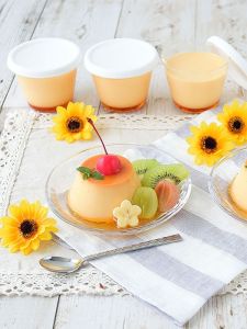 High Borosilicate Glass Pudding Cup Microwave Oven Resistant Caramel Jelly Dessert Bowl with Lid for Baking And Cooking