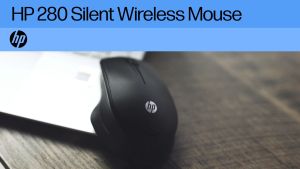 HP 280 Silent Wifi Wireless Mouse 19U64AA - BLACK