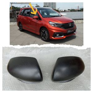 cover spion Honda Brio rsjazzbrv Mobilio motif carbon harga 1set(kanan kiri)