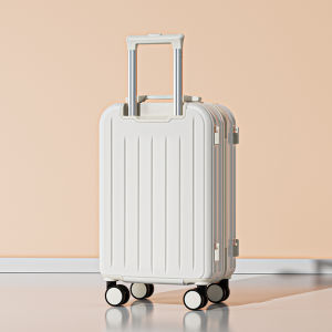 Aesthetic Durable Suitcase with Universal Wheels and Lock for Female Students