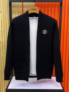 Mens Knitted Cardigan Sweater Comfortable Stylish Fashion Trend Autumn New Arrival Lightweight Luxury Feel Outerwear V-neck Long Sleeve