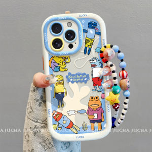 Apple 16Promax Phone Case Cute Girls Cartoon Design Full Cover Anti-Fall Silica Gel Protecting Sleeve Beichibo Mermaid Style