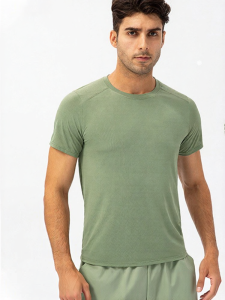Mens Dry Fit High Elastic Sweat Absorbent Breathable T-Shirt