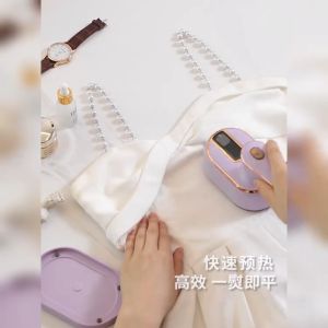 home travel steam iron portable rotatable 1000w handheld iron clothing dry/wet dual purpose fast heating spray water wrinkle removal