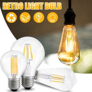 E27 LED Bulb 4W 6W 220V Retro Bulb Filament Bulb Lamp ST64 G45 G80 Vintage Glass Light Bulb Waterproof Outdoor Lighting Xmas Decoration