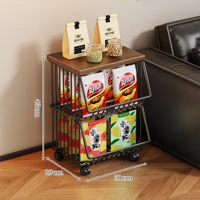 evesigar | Multifunctional Rolling Storage Cart Multi-layer Shelving