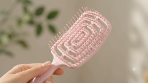 [Cecilia] Biodegradable Vented Hair Brush | Eco-Friendly Detangling Brush for Scalp Massage | Wet &