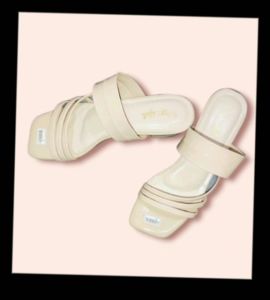 Khanz Collection Sandal Heels Cristine 3 cm/sandal hak tahu pendek/sandal wanita dewasa/sandal hak tahu pendek/Sandal 3cm/BISA COD