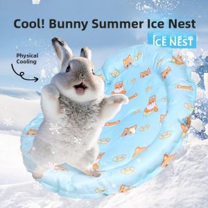 Summer Cooling Rabbit Special Nest Ice Pad Guinea Pig House Pet Cooling Tool Heatstroke Prevention Cozy Rabbit Shelter