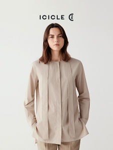 ICICLE | Cotton Plain Weave Long Sleeve Shirt