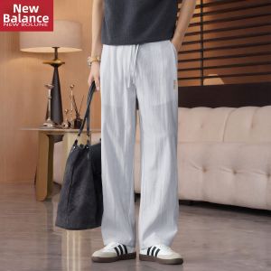 NEW BOLUNE | Vintage Style Linen Tencel Mens Trousers