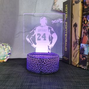 Hot Toys | Basketball Player Kobe LED Night Light Touch Control 7 Colour Changes Great Birthday Gift for Sports Lover
