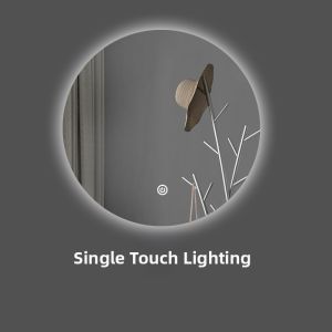 Smart Bathroom Mirror Anti-fog Touch LED Motion Sensor