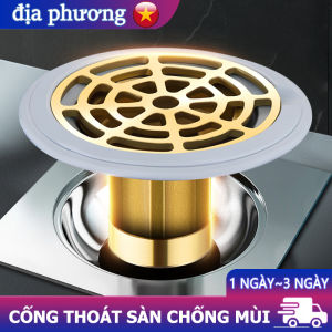 Ống thoát nước sàn bằng đồng thau chống ăn mòn và chống gỉ bền ngăn dòng chảy ngược lọc rác thoát nước sàn chống tắc nghẽn kích thước phổ thông ngăn mùi hôi và ngăn ngừa rệp. Nắp đậy ống thoát nước