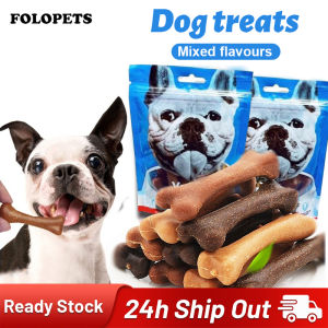 FOLOPETS Dental Chew Bone Dog Treats Pet Snack Stick Oral Care Chew Toys For Dogs Mixed Flavours 9g x10