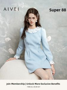 AIVEI | Elegant Mature Gentle Little French Style Dress