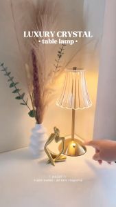 LED Desk Lamp Holiday gifts USB Rechargeable Desk Light Touch Control Sensor Wireless Night Lamp Three Light-Color Adjust Brightness Bar Light for Bedroom Bar Cafe Hotel Study