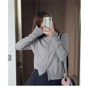 ผู้หญิง นุ่ม แคชเมียร์ถักเปิด คาร์ดิเกน แจ๊กเก็ต ฤดูใบไม้ผลิ ฤดูใบไม้ร่วง หลวม พรางหุ่น ทันสมัย วัสดุชั้นบน ผ้าวิสโคส