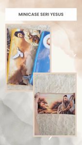 Mini Case Seri Jesus Yesus (JUAL PER 5PCS) Bunda Maria Pouch Souvenir Dompet Sekolah Minggu Natal Paskah Kristen