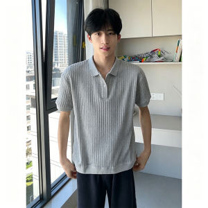 CHENMU | Clean Fit Short Sleeve Knitted Polo Shirt