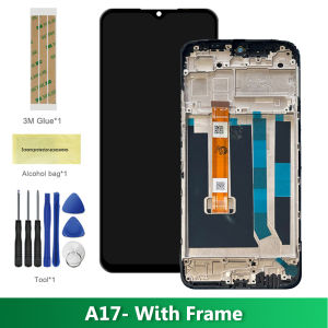 sinmaytai | 6.56" Display For Oppo A17 LCD Display Touch Screen Digitizer Assembly Replacement for Oppo A17K CPH2471 CPH2477 LCD Screen