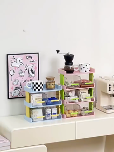 Sturdy Thick Desktop Organizer Shelf Heavy Duty Office Pantry Storage Rack Rak Simpan Tahan Beban Berat