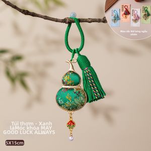 AIXIAOXIQING | Phụ Kiện Trang Trí Dây Chuyền Khóa Song Brocade
