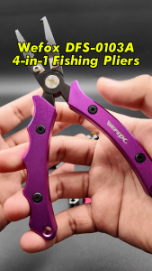 WEFOX DFS-0103A (4IN1) - 6" FISHING PLIER - Plier  Memancing Pancing Fishing Tackle 6
