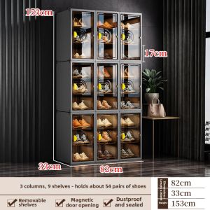 YINGGANG | Multi-level Plastic Shoe Storage Cabinet