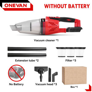Onevan | ONEVAN 1500W Electric Vacuum Cleaner Cordless Handheld Sofa Dust Cleaning Multifunctional Power Tool For Makita 18V Battery Pin
