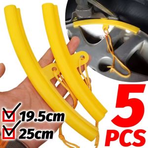 5Pcs Car Wheel Rim Protector Covers Universal Auto Truck Tire Steel Ring Anti-Scratch Guards Wear Resistance Auxiliary Repair Tools