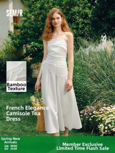 Semir | Elegant Anti-peep Lace Scarf Dress with Elastic Back Straps