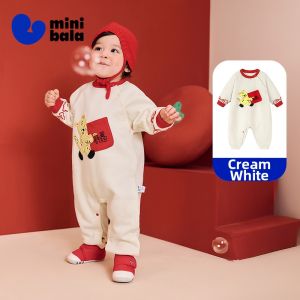 MINI BALA | Infant New Year Velour Romper