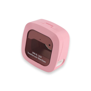 AiQUE 99.99% Sterilization Shell 280nm UV-C Toothbrush Sterilizer Mini Portable 200mAh Rechargeable Travel Case Bathroom Home