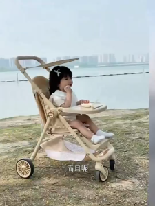 SG-Stcok Foldable Baby Stroller pocket umbrella stroller for strolling baby One-click storage Can taken on plane Age For 1-6